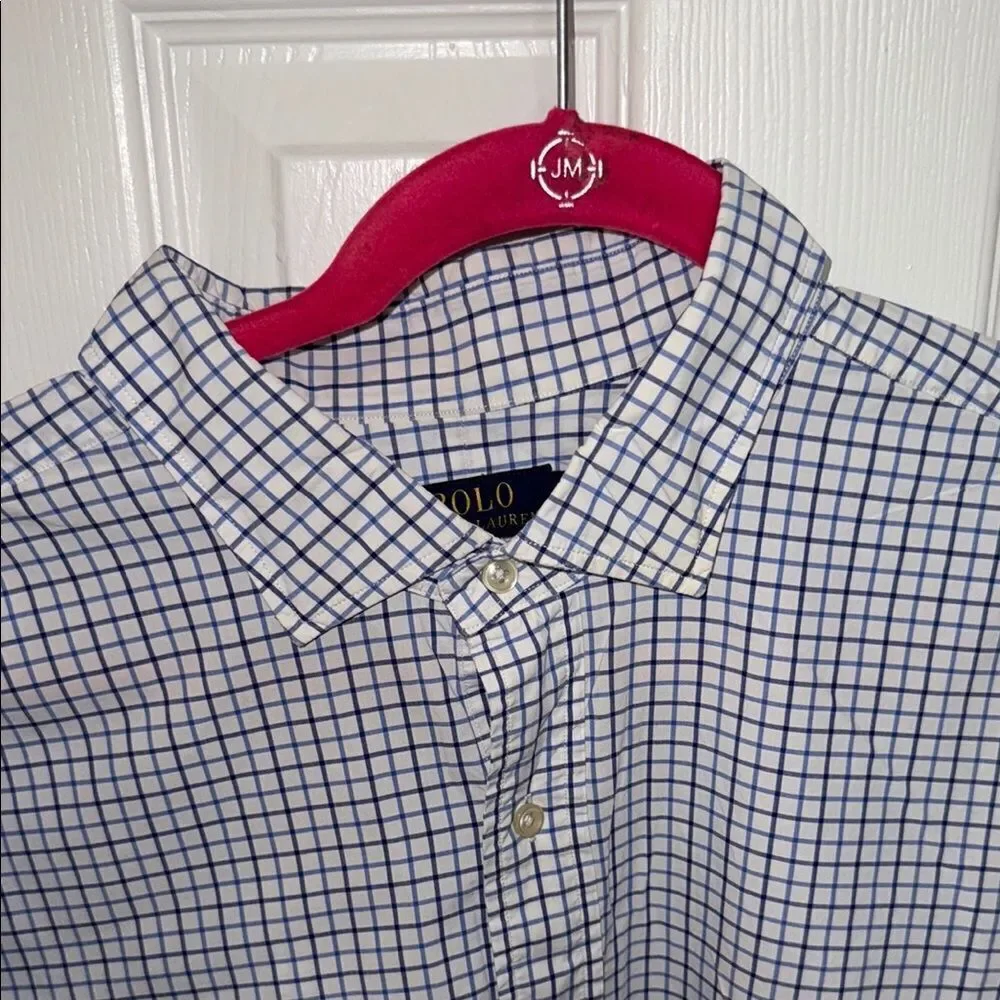 Men's Blue Checkered Shirt